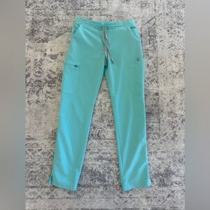 Figs Women's Straight Leg Scrub Pants in Aqua